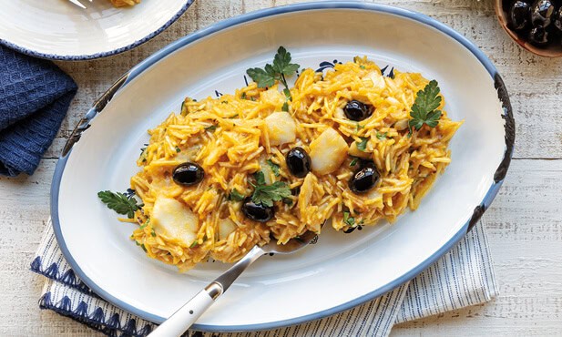 Bacalhau à Brás com batata palha